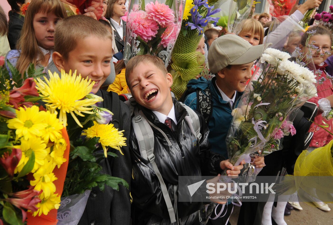 Knowledge Day at Russian schools