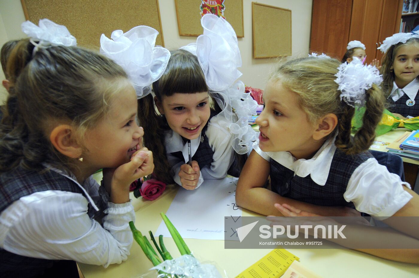 Knowledge Day at Russian schools