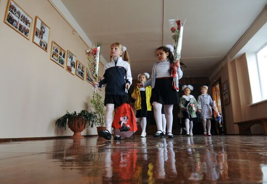 Knowledge Day at Russian schools