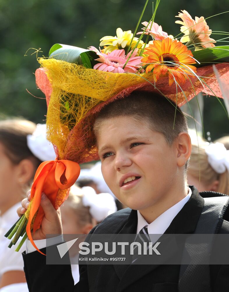 Knowledge Day at Russian schools