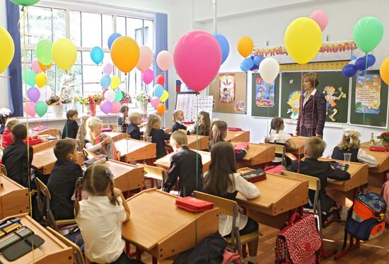 Knowledge Day at Russian schools