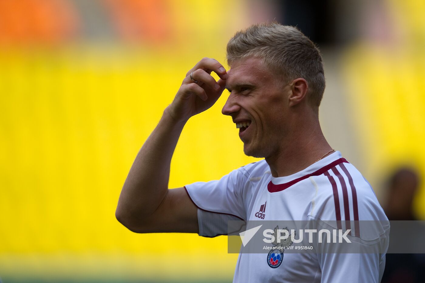 Football. Russian national team training