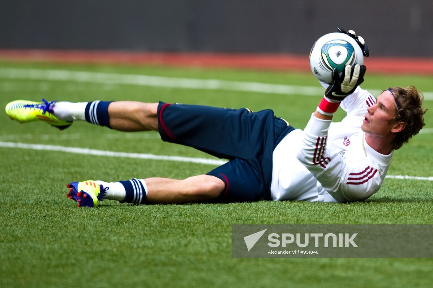 Football. Russian national team training