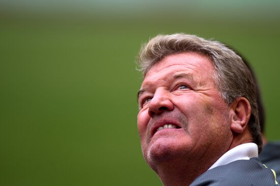 Football. Macedonia team in training