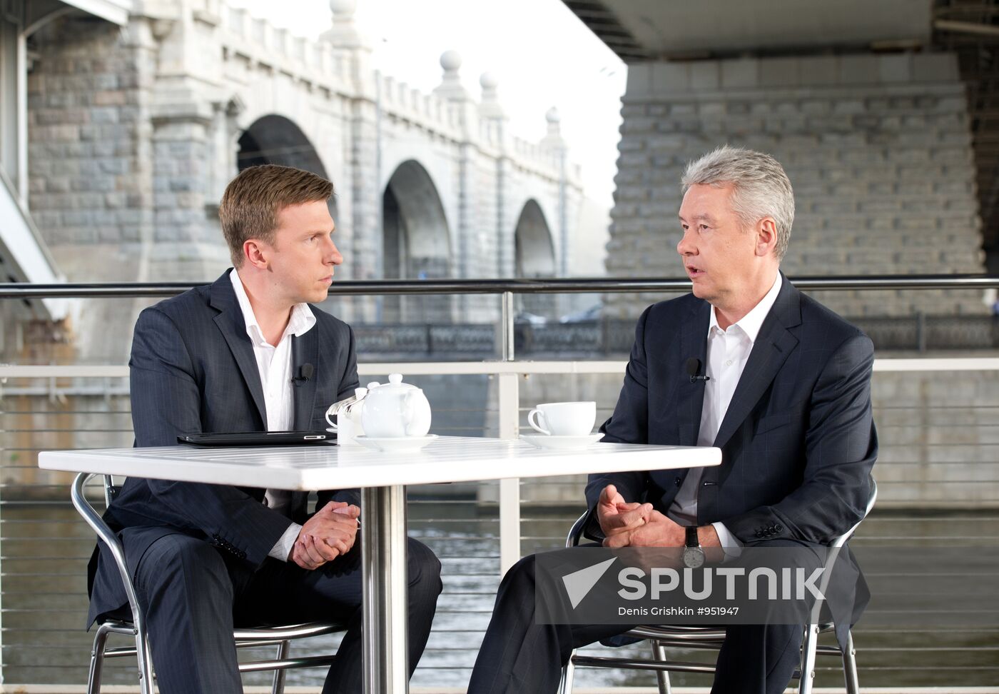 Russia-24 TV network interviews Moscow mayor