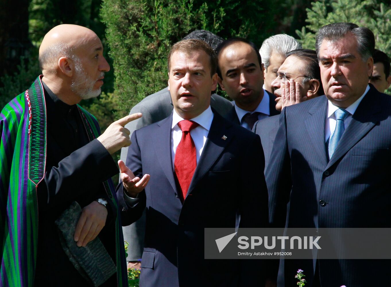 Presidents of Russia, Tajikistan, Pakistan and Afghanistan meet