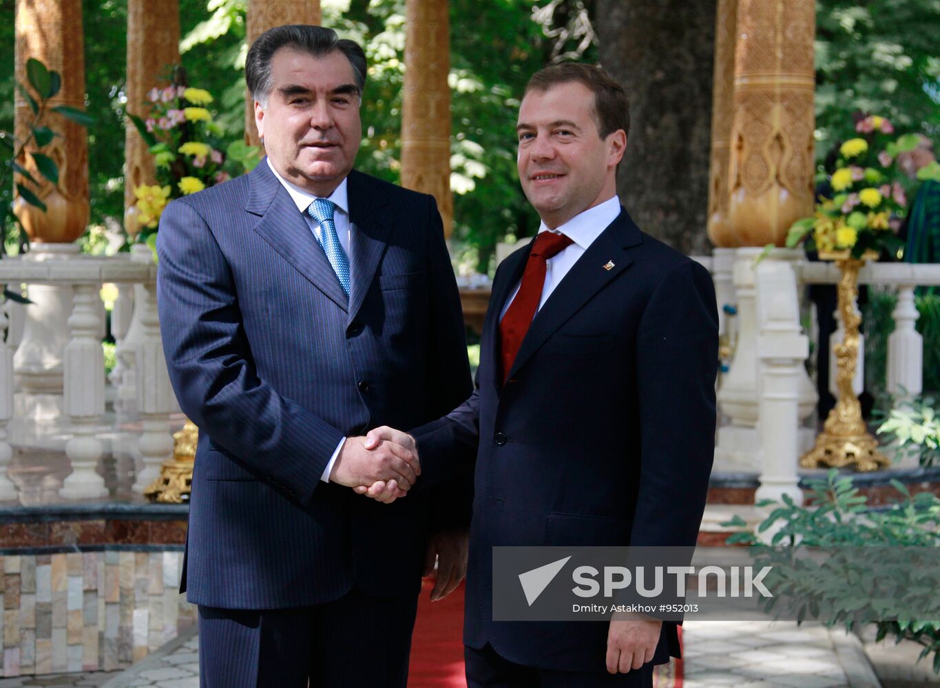 Presidents of Russia, Tajikistan, Pakistan and Afghanistan meet