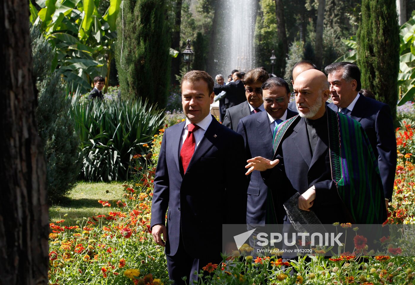 Presidents of Russia, Tajikistan, Pakistan and Afghanistan meet