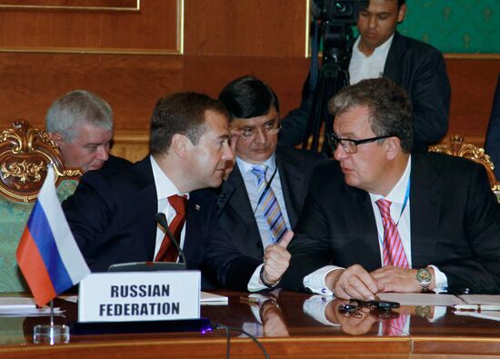Presidents of Russia, Tajikistan, Pakistan and Afghanistan meet