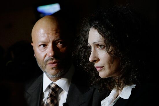 Fyodor Bondarchuk and Ksenia Rappoport