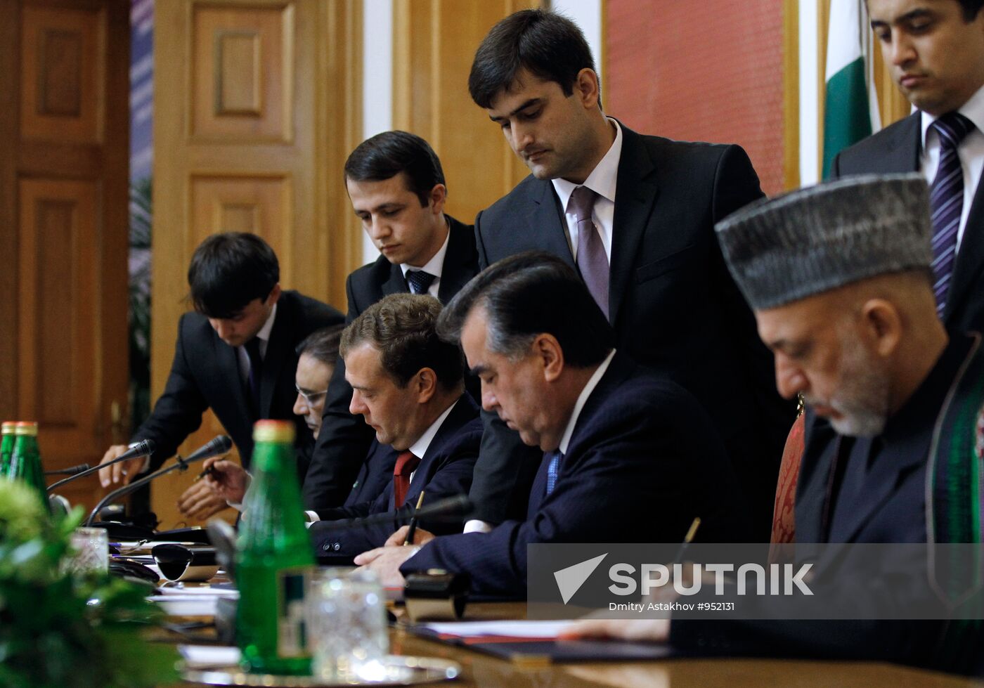 Presidents of Russia, Tajikistan, Pakistan and Afghanistan meet