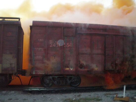 Bromine spill at Chelyabinsk railway station