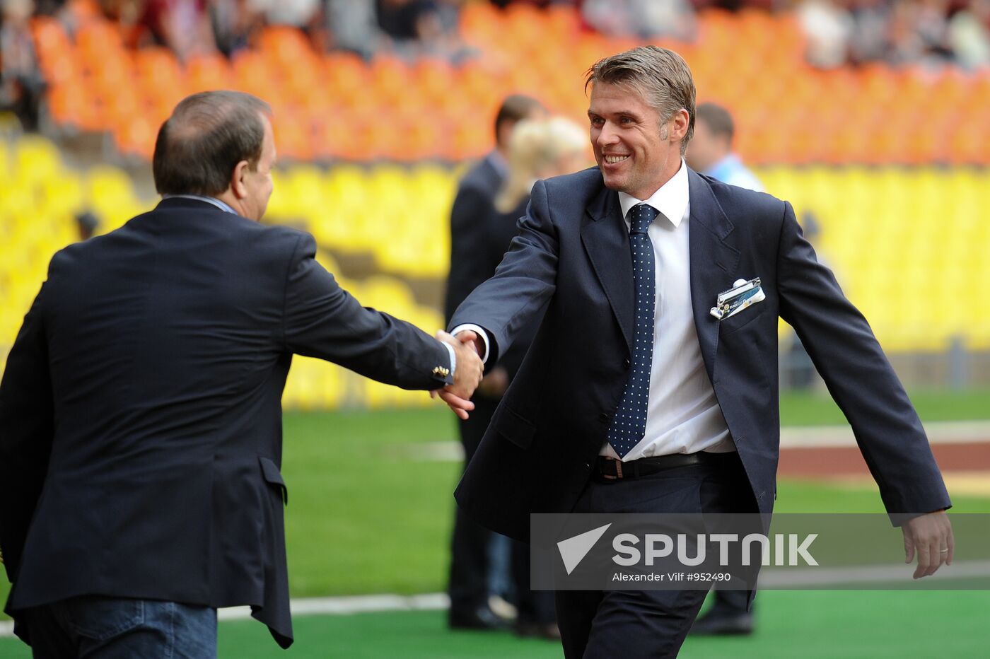 Football Qualifying for EURO 2012 Match Russia - Macedonia