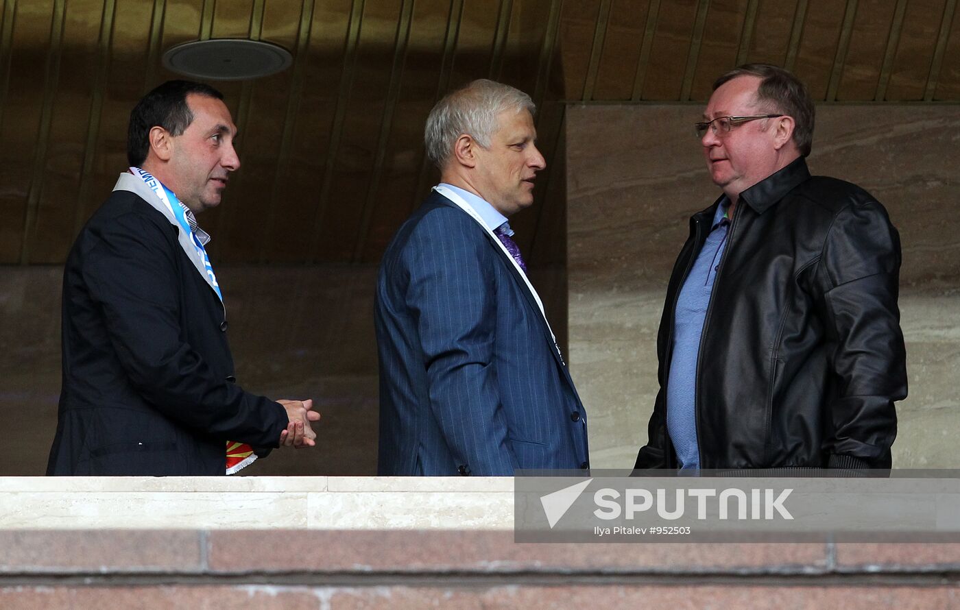 Football Qualifying for EURO 2012 Match Russia - Macedonia