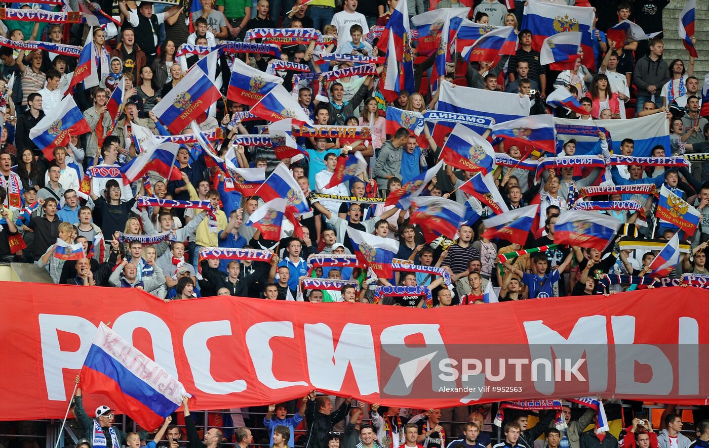 Football Qualifying for EURO 2012 Match Russia - Macedonia