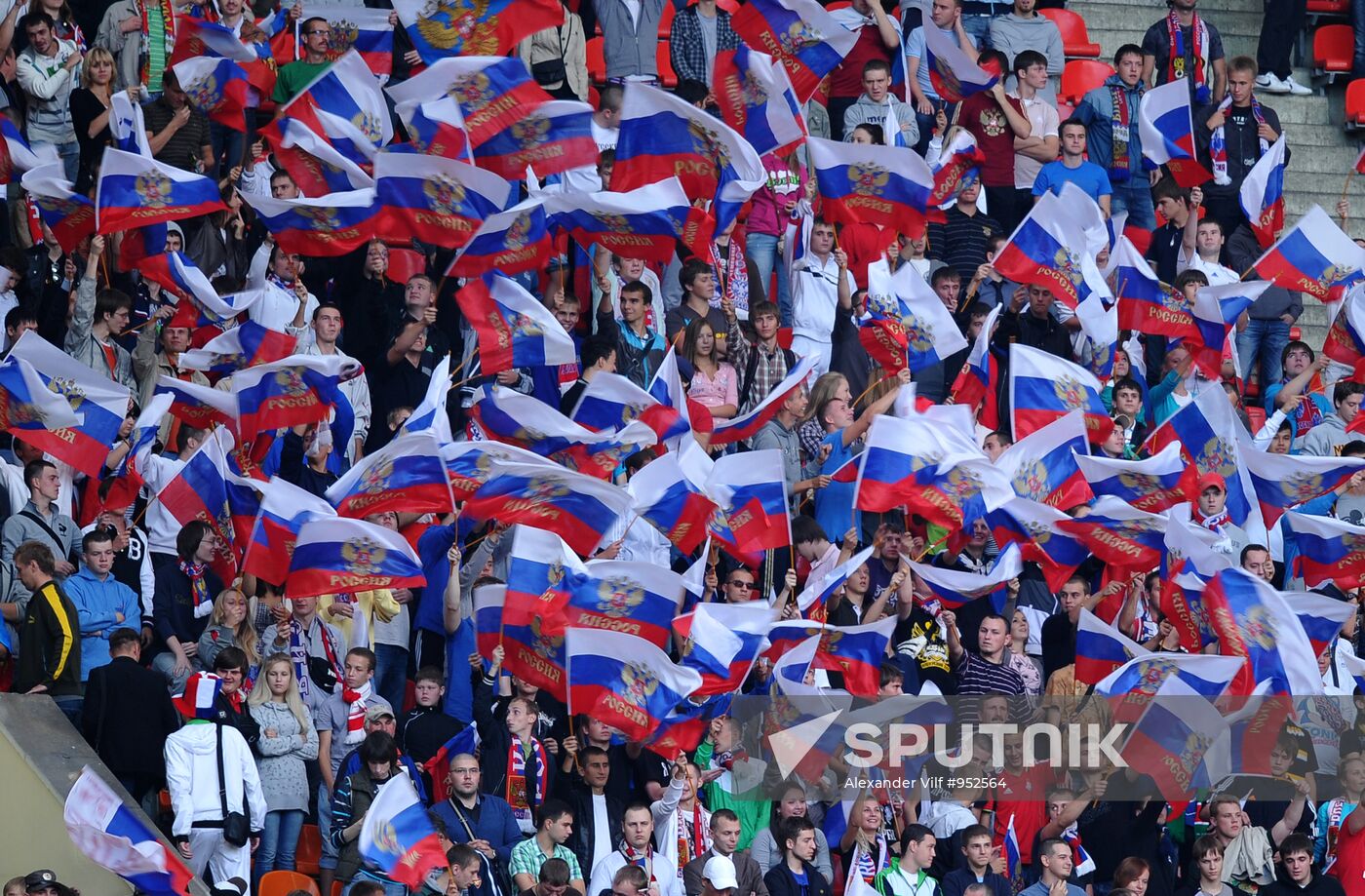 Football Qualifying for EURO 2012 Match Russia - Macedonia