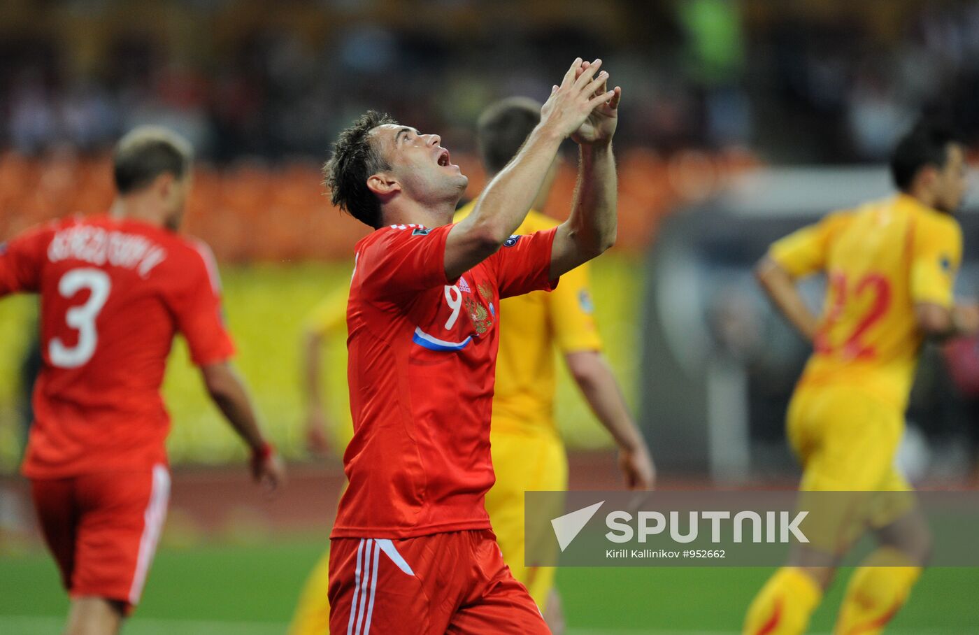 Football Qualifying for EURO 2012 Match Russia – Macedonia