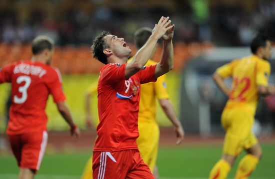 Football Qualifying for EURO 2012 Match Russia – Macedonia
