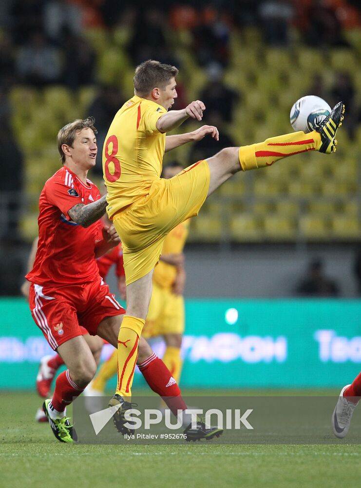 Football Qualifying for EURO 2012 Match Russia – Macedonia