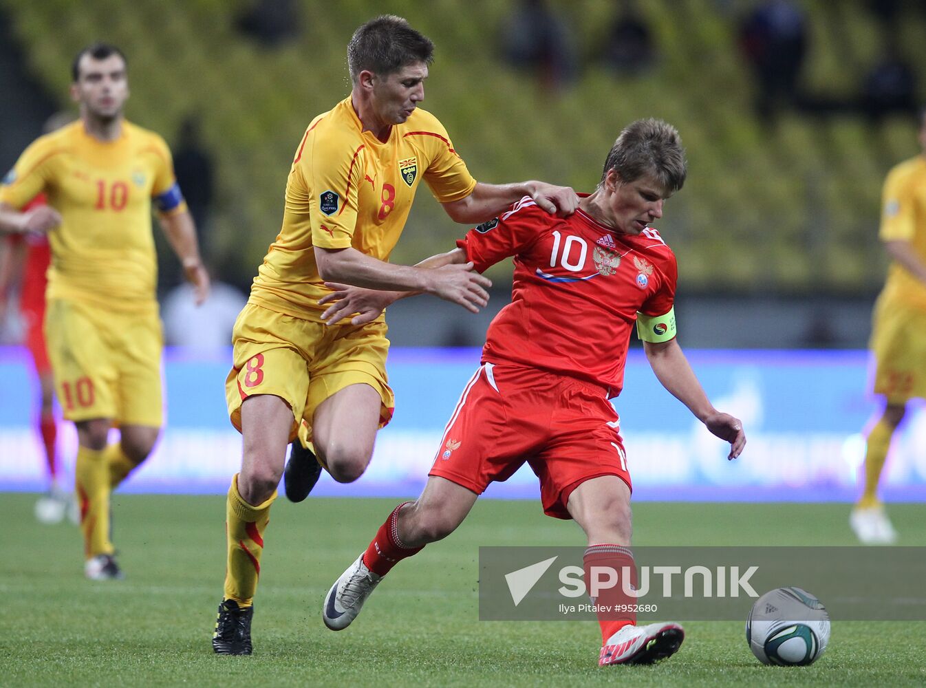 Football Qualifying for EURO 2012 Match Russia – Macedonia