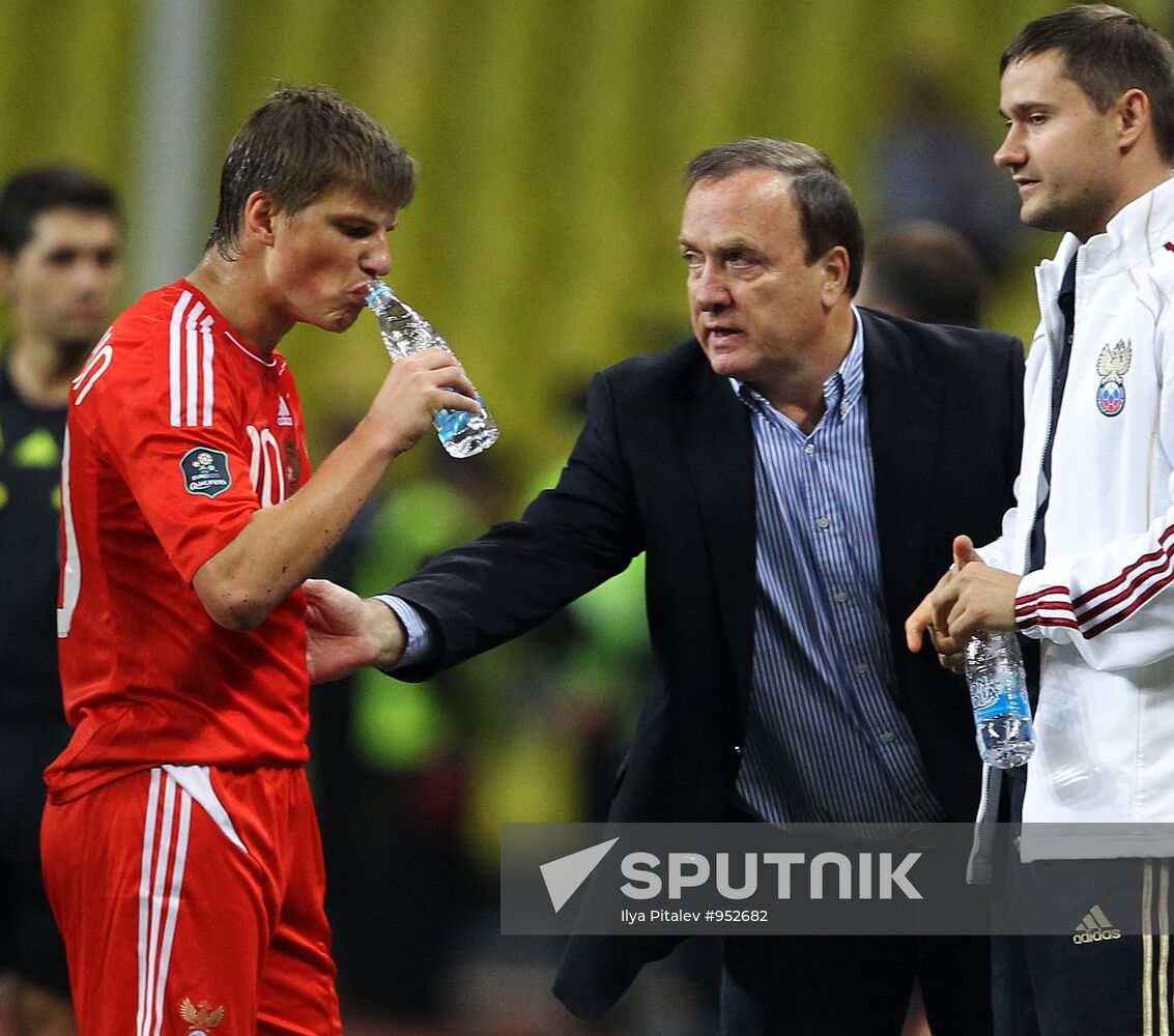 Football Qualifying for EURO 2012 Match Russia - Macedonia