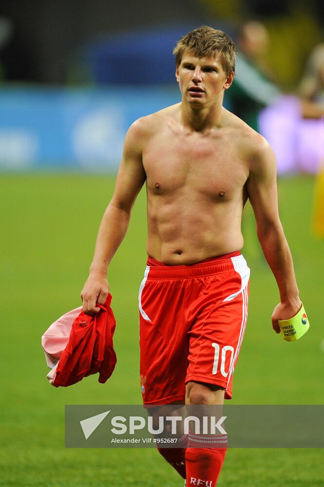 Football Qualifying for EURO 2012 Match Russia - Macedonia