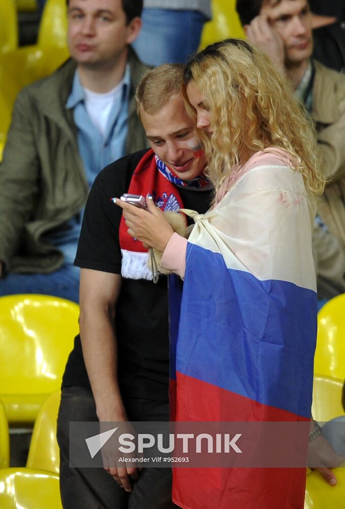 Football Qualifying for EURO 2012 Match Russia - Macedonia