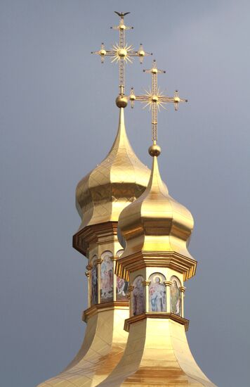 Dome of Assumption Cathedral in Kiev-Pechersky Lavra