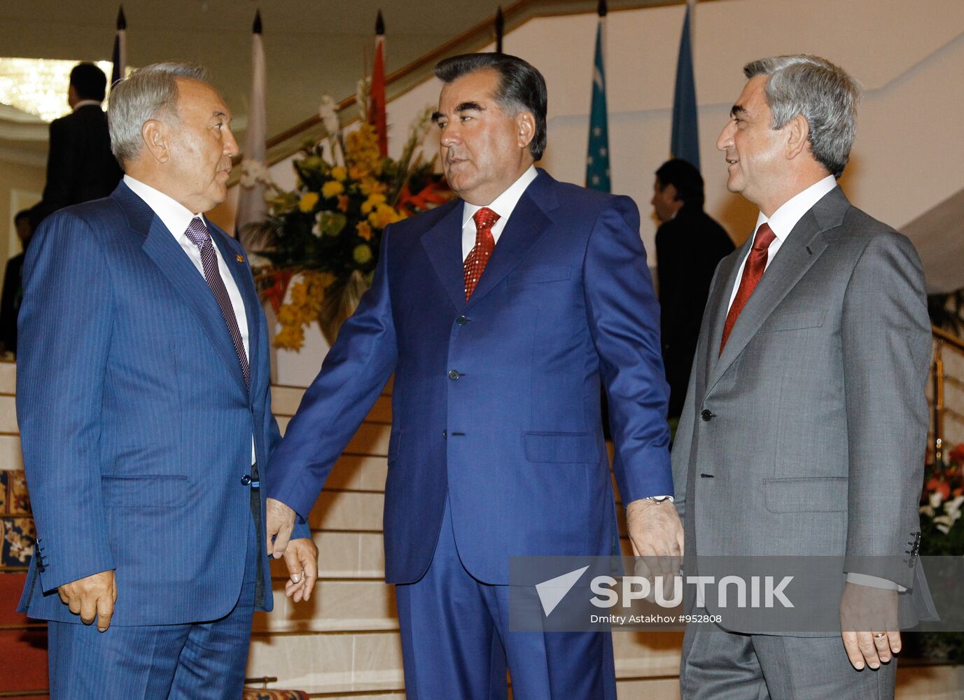 Nursultan Nazarbayev, Enomali Rahmon, Serzh Sargsyan