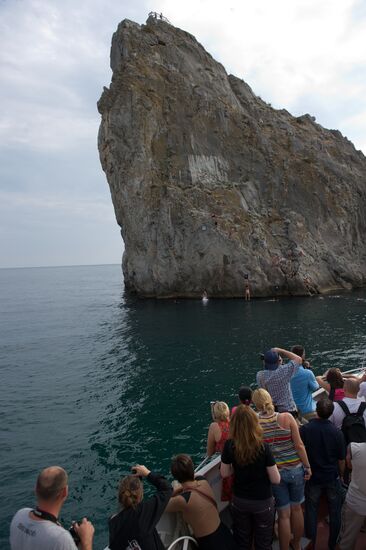 Red Bull Cliff Diving in Yalta