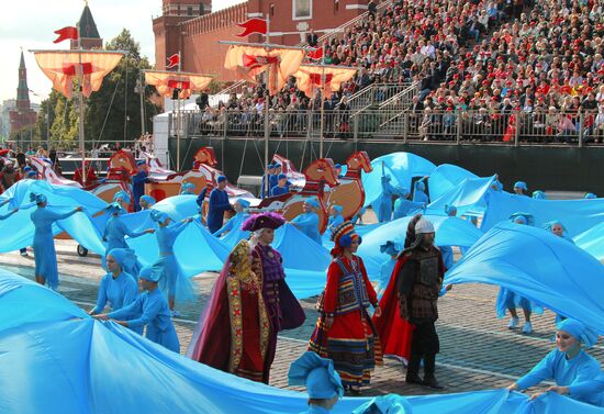 Opening ceremony of Moscow City Day celebrations