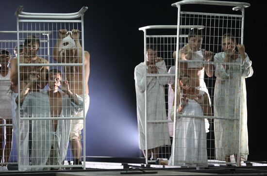 Dress rehearsal of play "Master and Margarita"