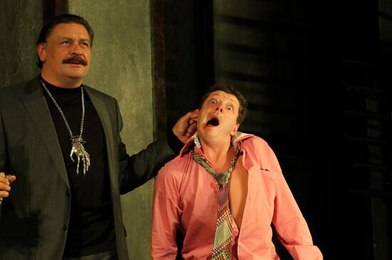 Dress rehearsal of play "Master and Margarita"