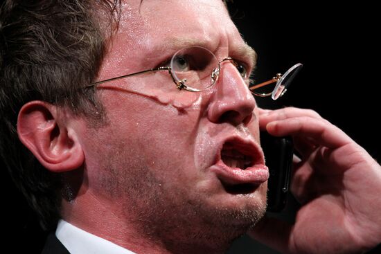 Dress rehearsal of play "Master and Margarita"