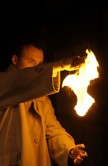 Dress rehearsal of play "Master and Margarita"