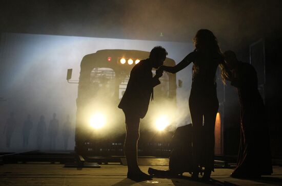 Dress rehearsal of play "Master and Margarita"