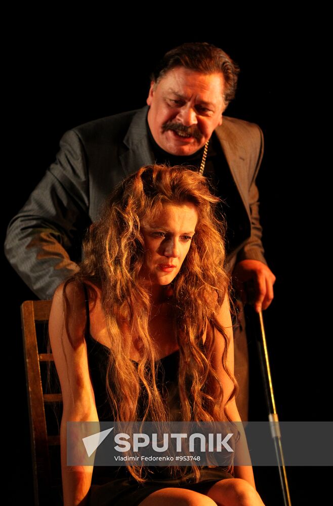 Dress rehearsal of play "Master and Margarita"