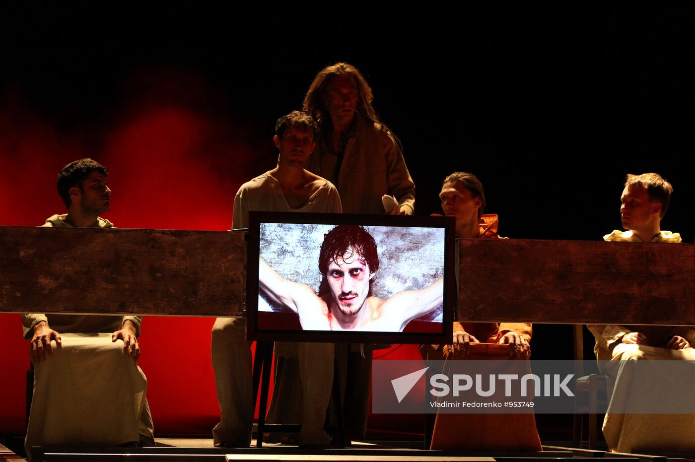 Dress rehearsal of play "Master and Margarita"