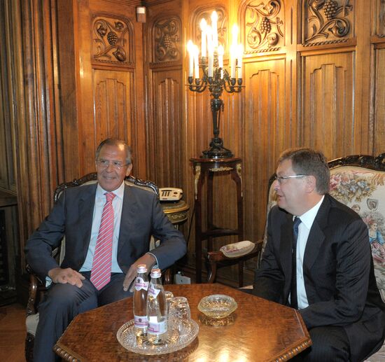 Sergei Lavrov meets with Konstantin Grishchenko