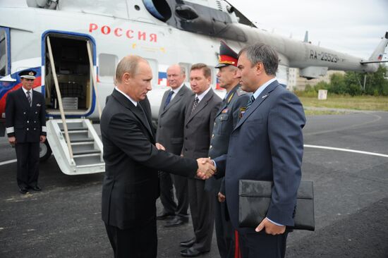 Working visit of Vladimir Putin to NWFD