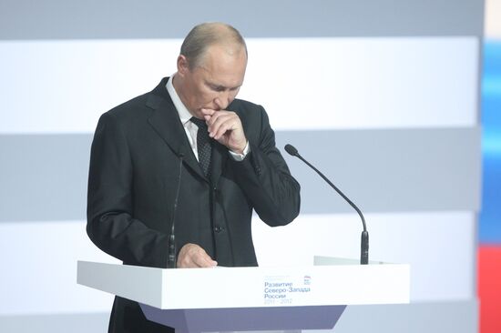 Vladimir Putin's trip to North Western Federal District