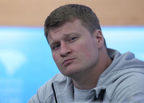 P/k of world heavyweight champion boxer Alexander Povetkin