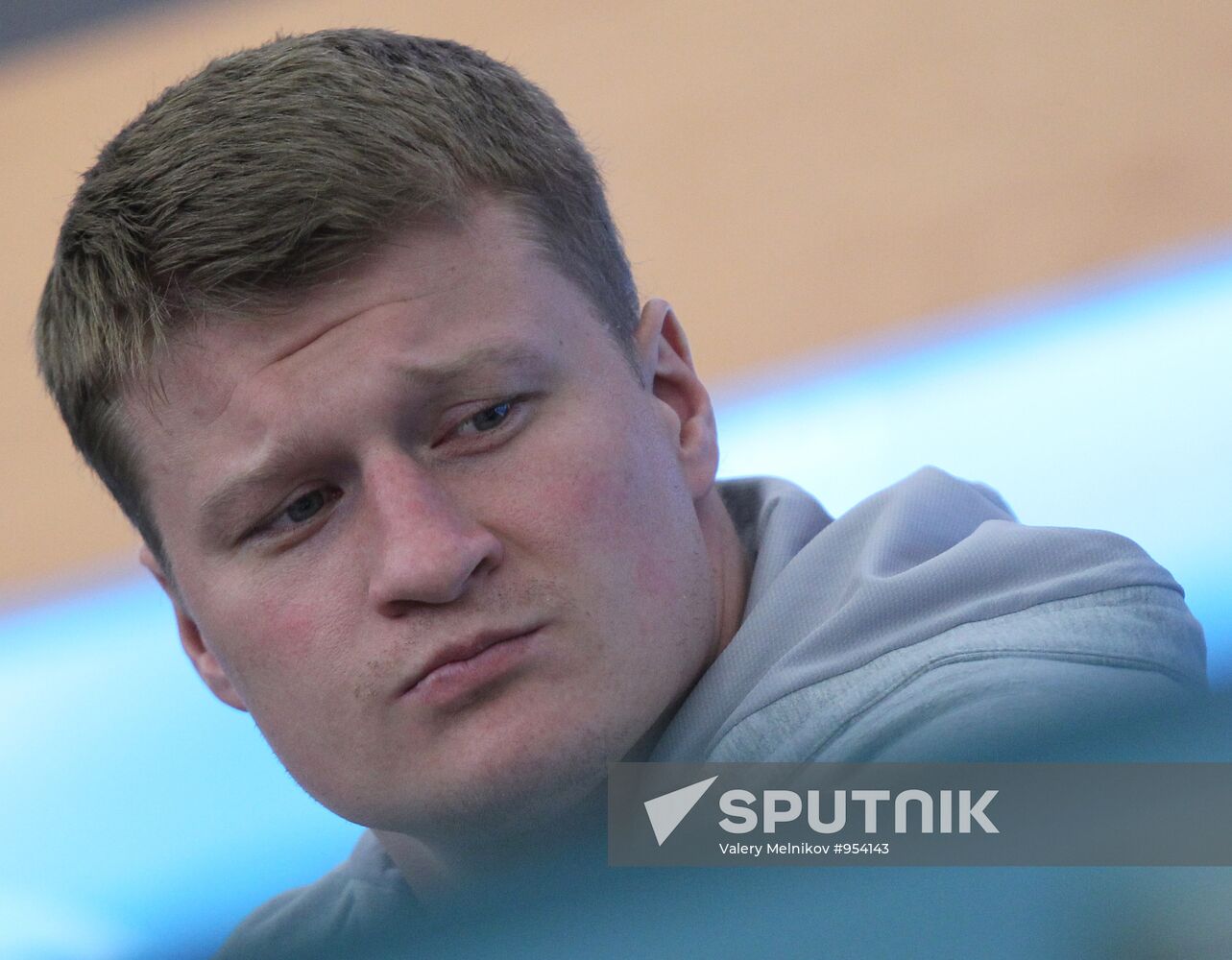 P/k of world heavyweight champion boxer Alexander Povetkin