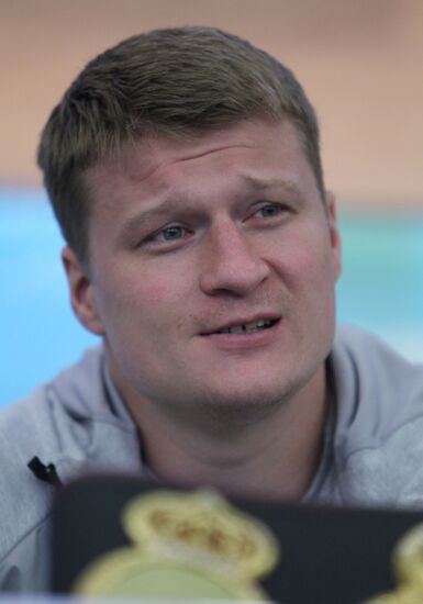 P/k of world heavyweight champion boxer Alexander Povetkin