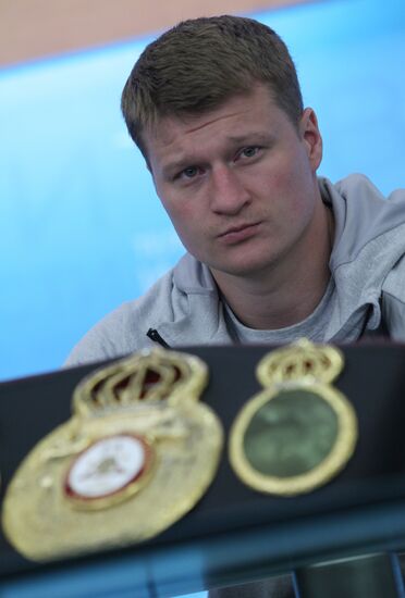 P/k of world heavyweight champion boxer Alexander Povetkin