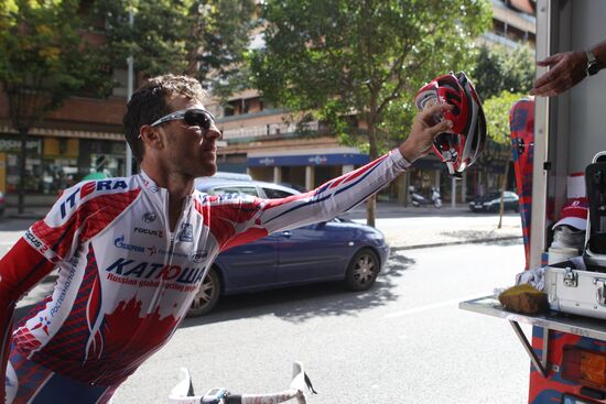 Cycle racing. Vuelta a España 2011. Day 16