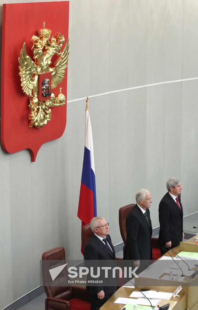 Oleg Morozov, Boris Gryzlov, Ivan Melnikov
