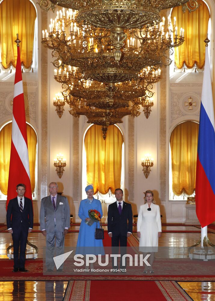 State visit by Danish Queen Margrethe II to Russia