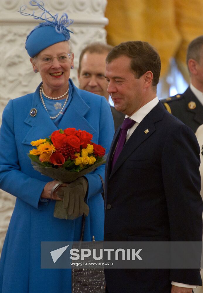 State visit by Danish Queen Margrethe II to Russia