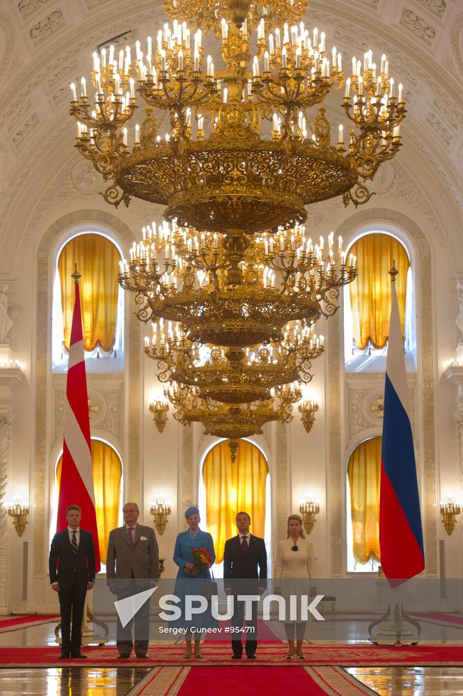 State visit by Danish Queen Margrethe II to Russia